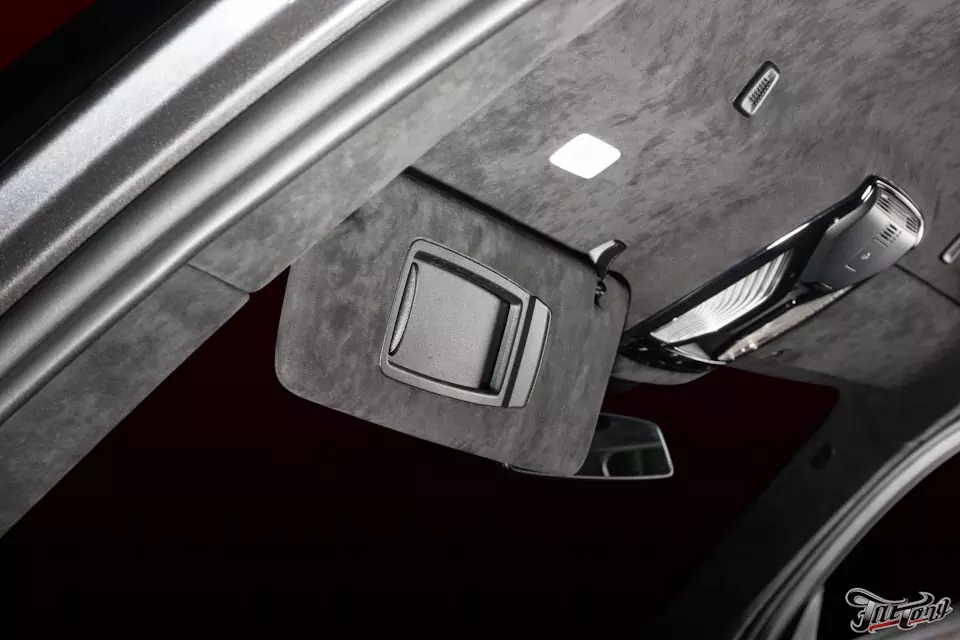 BMW M550D. Полная замена акустической системы и перетяжка потолка в алькантару!